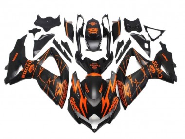 Noir Orange Carénage Moto GSXR 600 / 750 K8 2008-2010