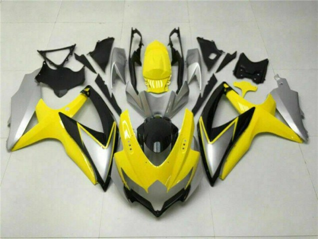 Jaune Carénage Moto GSXR 600 / 750 K8 2008-2010 Jaune Carénage Moto GSXR 600 / 750 K8 2008-2010