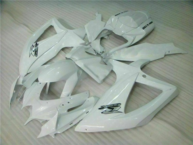 Blanc Carénages Moto GSXR 600 / 750 K8 2008-2010 Blanc Carénages Moto GSXR 600 / 750 K8 2008-2010