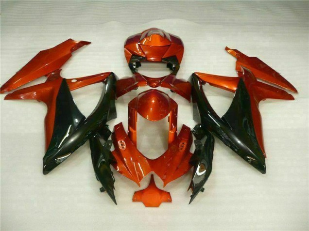Rouge Noir Carénages Moto GSXR 600 / 750 K8 2008-2010