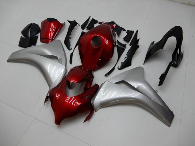 Rouge Argent Carénages Moto CBR 1000 RR 2008-2011 Rouge Argent Carénages Moto CBR 1000 RR 2008-2011