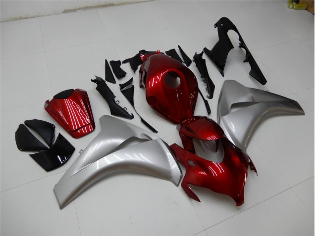 Rouge Argent Carénages Moto CBR 1000 RR 2008-2011 Rouge Argent Carénages Moto CBR 1000 RR 2008-2011