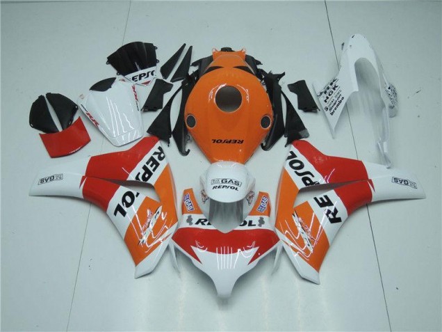 Orange Blanc Rouge Repsol Carénage Moto CBR 1000 RR 2008-2011