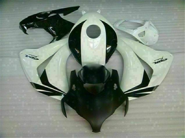 Blanc Noir Carrosserie Moto CBR 1000 RR 2008-2011 Blanc Noir Carrosserie Moto CBR 1000 RR 2008-2011