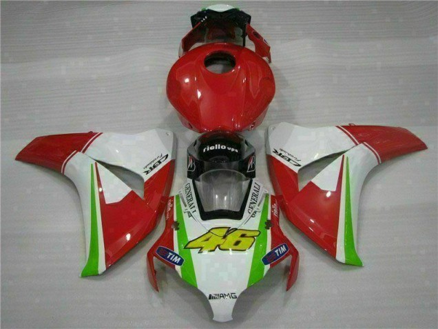 Rouge Blanc Carénage Moto CBR 1000 RR 2008-2011 Rouge Blanc Carénage Moto CBR 1000 RR 2008-2011