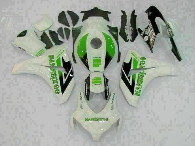 Vert Blanc Carrosserie Moto CBR 1000 RR 2008-2011 Vert Blanc Carrosserie Moto CBR 1000 RR 2008-2011