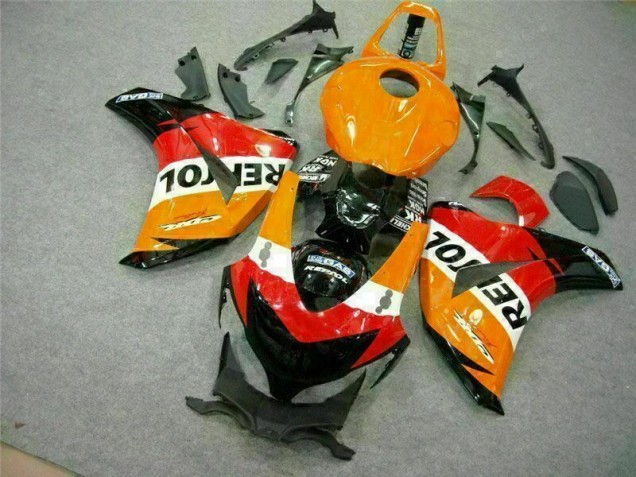 Orange Repsol Kit Carénages Motos CBR 1000 RR 2008-2011 Orange Repsol Kit Carénages Motos CBR 1000 RR 2008-2011