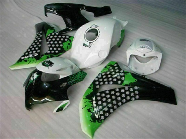 Vert Blanc Carénage Moto CBR 1000 RR 2008-2011 Vert Blanc Carénage Moto CBR 1000 RR 2008-2011