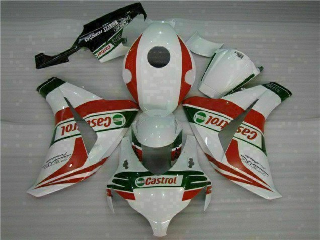 Blanc Rouge Carénages Moto CBR 1000 RR 2008-2011 Blanc Rouge Carénages Moto CBR 1000 RR 2008-2011