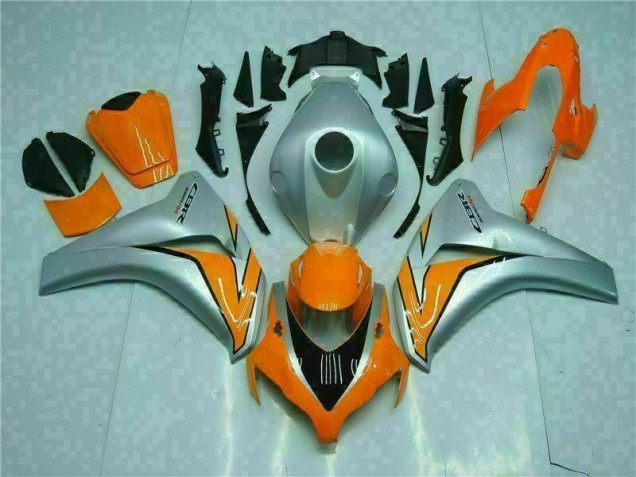 Orange Argent Carénages Moto CBR 1000 RR 2008-2011 Orange Argent Carénages Moto CBR 1000 RR 2008-2011