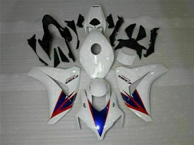 Blanc Bleu Rouge Carénages Moto CBR 1000 RR 2008-2011 Blanc Bleu Rouge Carénages Moto CBR 1000 RR 2008-2011