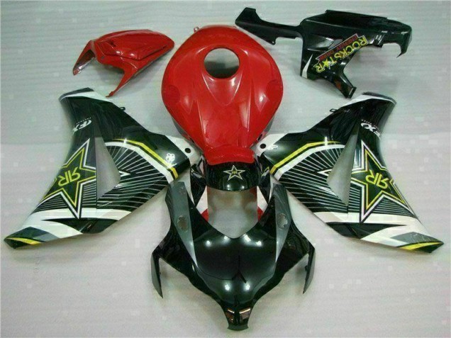 Rouge Noir Carénage Moto CBR 1000 RR 2008-2011
