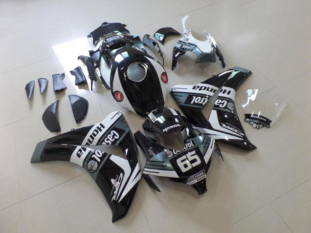 Noir Castrol 65 Carénage Moto CBR 1000 RR 2008-2011 Noir Castrol 65 Carénage Moto CBR 1000 RR 2008-2011