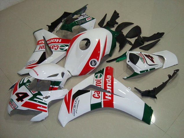 Castrol Vert Foncé Carénage Moto CBR 1000 RR 2008-2011 Castrol Vert Foncé Carénage Moto CBR 1000 RR 2008-2011