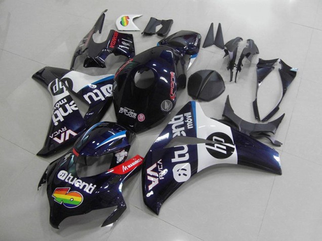 Dark Bule Tuenli Carénage Moto CBR 1000 RR 2008-2011