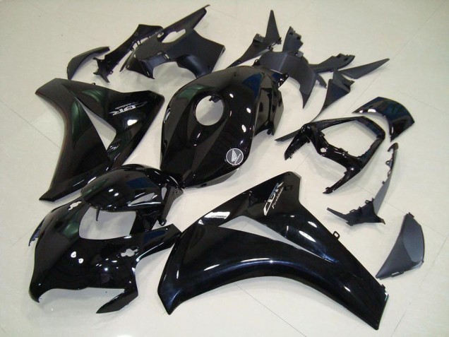 Noir Brillant Chrome Décalque Carénage Moto CBR 1000 RR 2008-2011