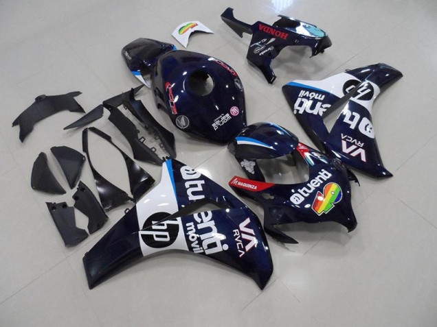 Bleu Foncé HP Carénage Moto CBR 1000 RR 2008-2011 Bleu Foncé HP Carénage Moto CBR 1000 RR 2008-2011