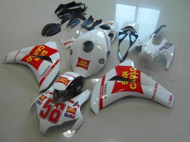 Blanc San Carlo Carénage Moto CBR 1000 RR 2008-2011