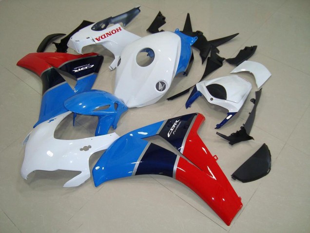 Blanc Bleu Rouge Carénage Moto CBR 1000 RR 2008-2011 Blanc Bleu Rouge Carénage Moto CBR 1000 RR 2008-2011