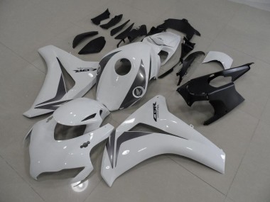 Blanc et Gris Carénage Moto CBR 1000 RR 2008-2011