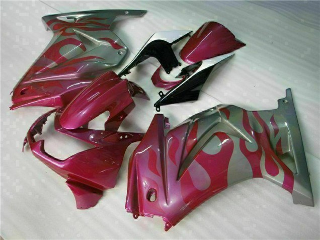 Violet Rouge Carénage Moto EX250 2008-2012 Violet Rouge Carénage Moto EX250 2008-2012