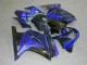 Noir Bleu Carénages Moto EX250 2008-2012