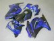 Noir Bleu Carénages Moto EX250 2008-2012