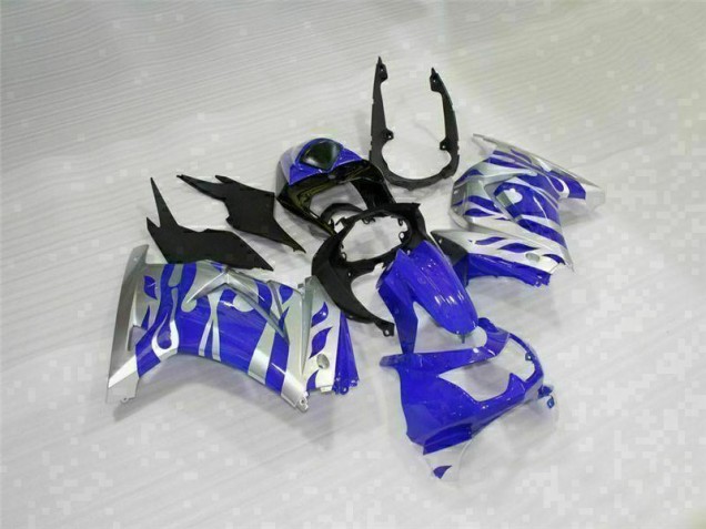 Noir Bleu Carénage Moto EX250 2008-2012