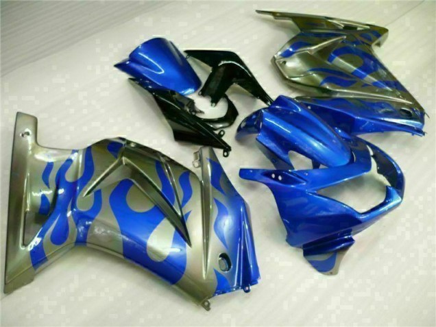 Bleu Carénage Moto EX250 2008-2012 Bleu Carénage Moto EX250 2008-2012
