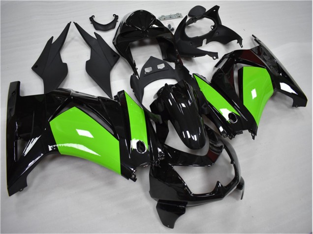 Noir Vert Carénages Moto EX250 2008-2012 Noir Vert Carénages Moto EX250 2008-2012
