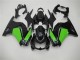 Noir Vert Carénages Moto EX250 2008-2012 Noir Vert Carénages Moto EX250 2008-2012