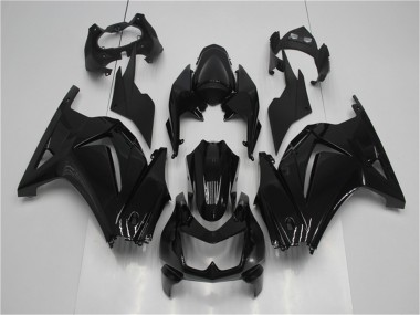 Noir Brillant Carénage Moto EX250 2008-2012