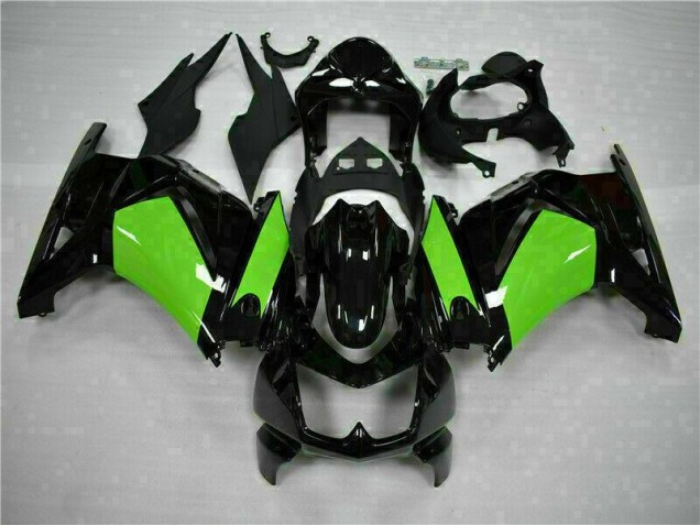 Noir Vert Carénage Moto EX250 2008-2012 Noir Vert Carénage Moto EX250 2008-2012