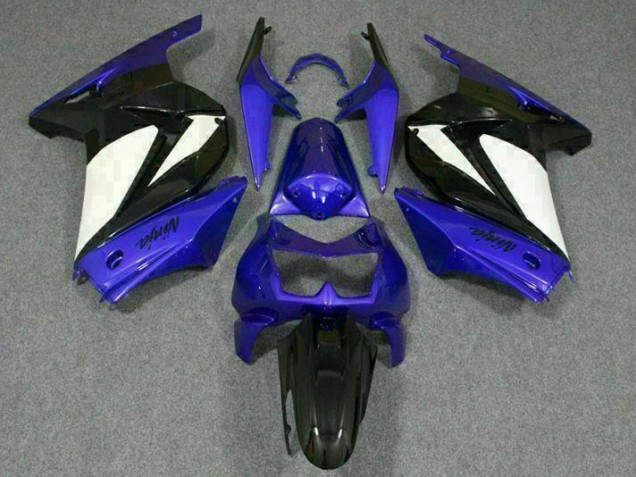 Bleu Blanc Noir Ninja Carénage Moto EX250 2008-2012