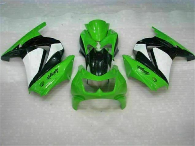 Vert Noir Ninja Kit Carénages Motos Complet EX250 2008-2012 Vert Noir Ninja Kit Carénages Motos Complet EX250 2008-2012