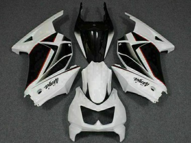 Blanc Noir Ninja Carénages Moto EX250 2008-2012
