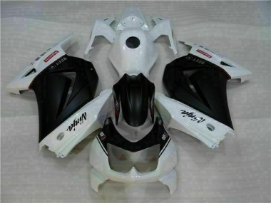 Blanc Noir Ninja Carénage Moto EX250 2008-2012