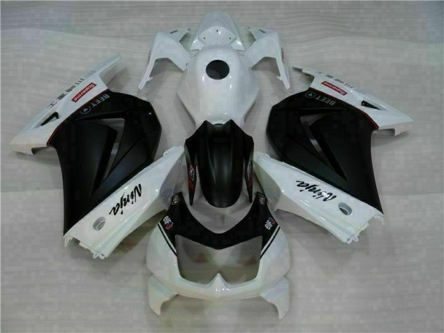 Blanc Noir Ninja Carénage Moto EX250 2008-2012