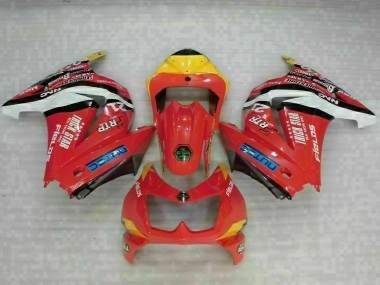 Rouge Jaune Carénage Moto EX250 2008-2012