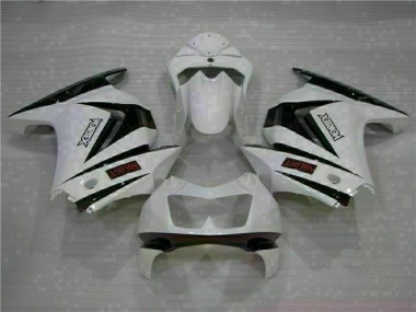 Blanc Noir Carénage Moto EX250 2008-2012