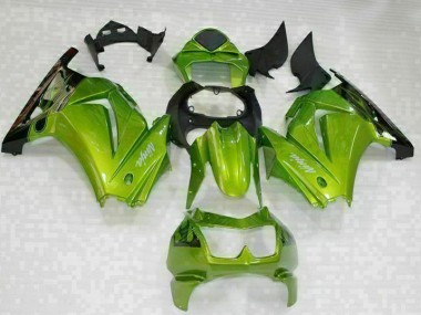 Vert Noir Carénage Moto EX250 2008-2012