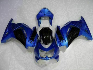 Bleu Noir Carénage Moto EX250 2008-2012