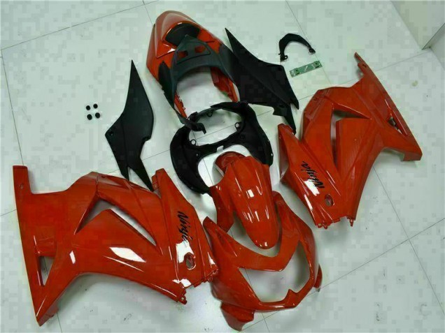 Rouge Noir Ninja Carénage Moto EX250 2008-2012