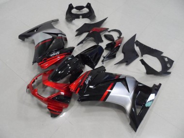Rouge Bonbon Noir Argent Carénage Moto ZX 250R 2008-2012