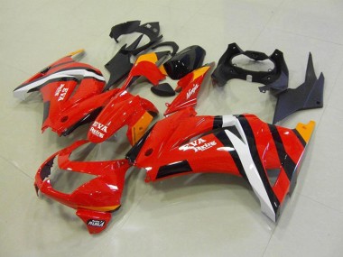 Rouge Noir Carénages Moto ZX 250R 2008-2012