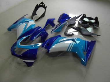 Light et Bleu Foncé Carénage Moto ZX 250R 2008-2012