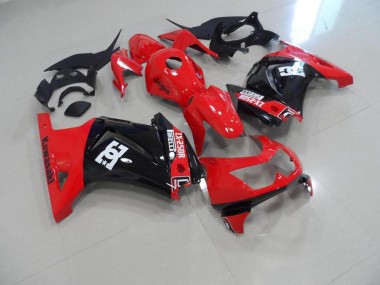 Rouge Noir Carénage Moto ZX 250R 2008-2012