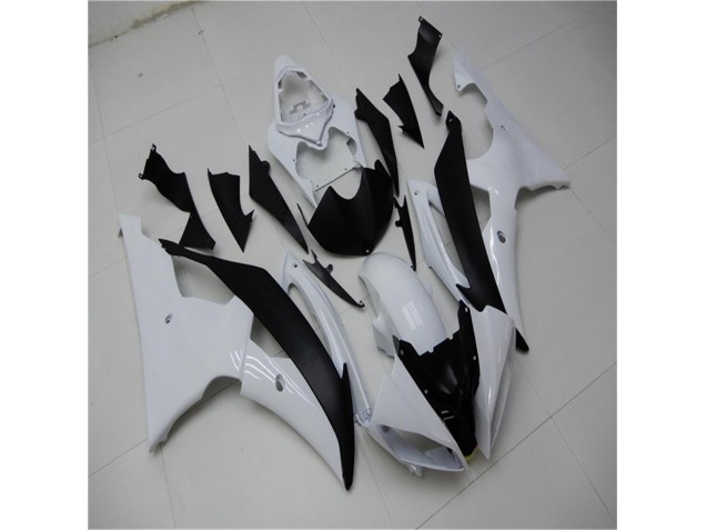 Blanc Noir Carénages Moto & Carrosserie R6 2008-2016 Blanc Noir Carénages Moto & Carrosserie R6 2008-2016