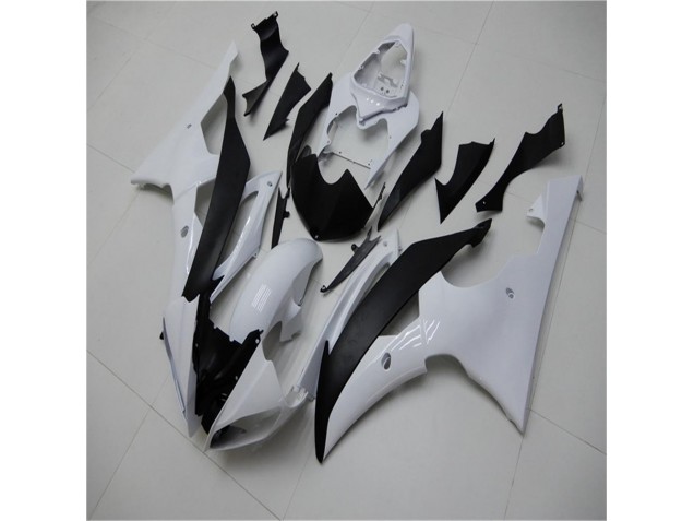 Blanc Noir Carénages Moto & Carrosserie R6 2008-2016 Blanc Noir Carénages Moto & Carrosserie R6 2008-2016