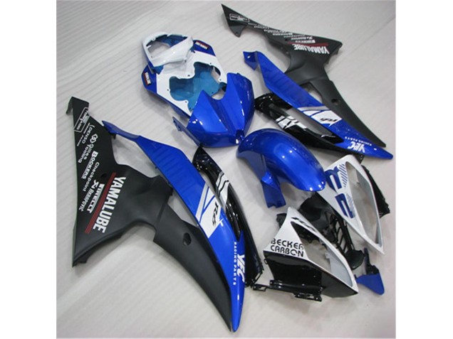 Blanc Bleu Noir Carénage Moto R6 2008-2016 Blanc Bleu Noir Carénage Moto R6 2008-2016